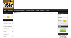 Desktop Screenshot of gammasport.it